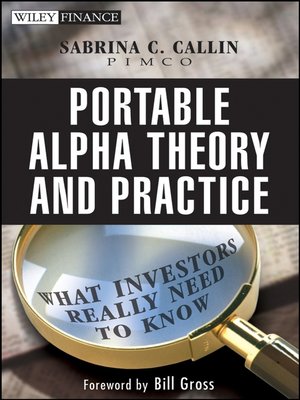 cover image of Portable Alpha Theory and Practice